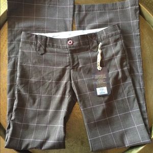 NWT Frankie B. Low Rise Plaid Pants Size 4